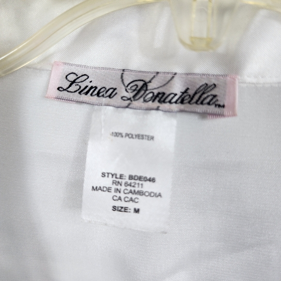 Linea Donatella Womens Bride Embroidered 2-Pieces Pajama Set - Picture 5 of 10